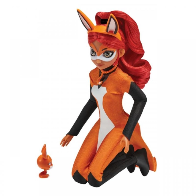 Orange og sort rævekostume