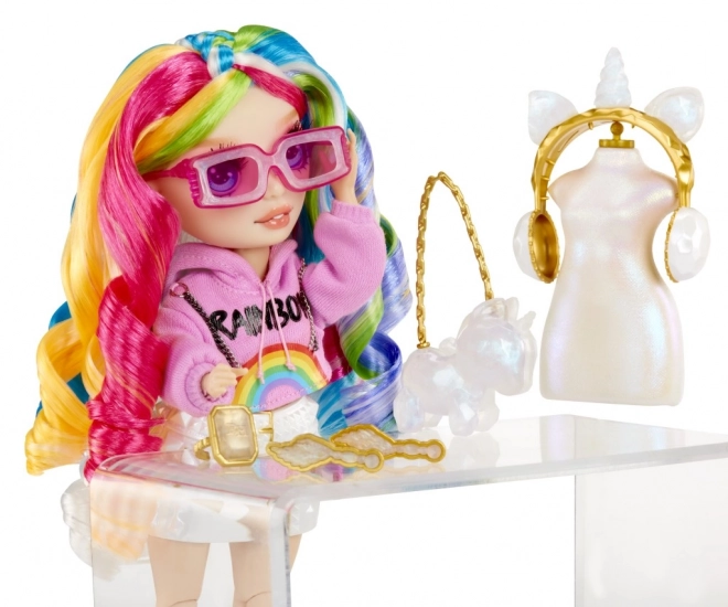 Rainbow High kreative krystaller dukke - Amaya Raine