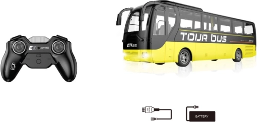RC fjernstyret bus 40 cm gul