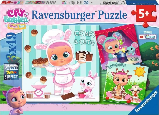 Puslespil RAVENSBURGER Cry Babies Magic Tears 3×49 brikker