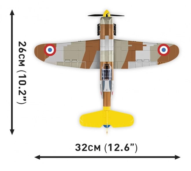 COBI 5734 II Verdenskrig Dewoitine D.520, 1:32, 335 kl, 1 f
