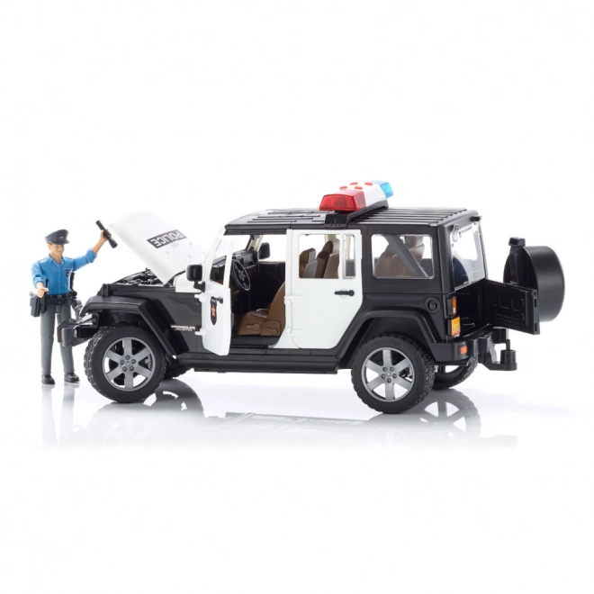 Bruder Jeep Wrangler Rubicon Politi