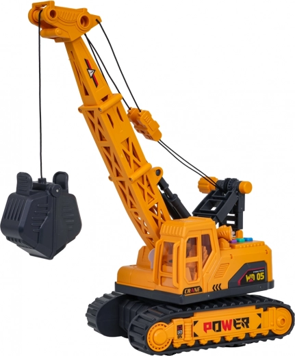 Manuelt betjent bom og grab