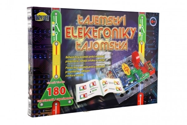 Elektronikhemmeligheder 180 eksperimenter med batterier i æske 42x28,5x4cm fra 6 år