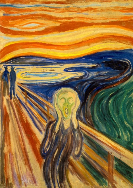 Puslespil Edvard Munch: Skriget 1000 brikker