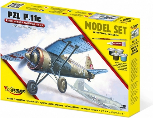PZL P.11c jagerfly 1:48 plastmodel