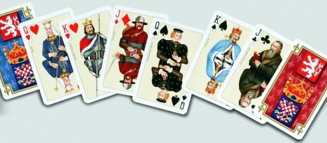 Karty Joker Kanasta Tjekkiske kongelige motiver