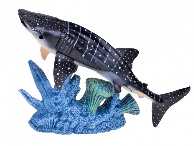 Sæt med havdyr - skildpadde, hummer, savfisk, krabbe og mere