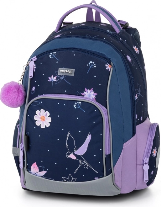 OXYBAG Skolesæt 3 dele OXY GO Blomster