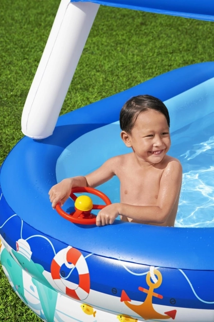 Bestway pool med tag og rat