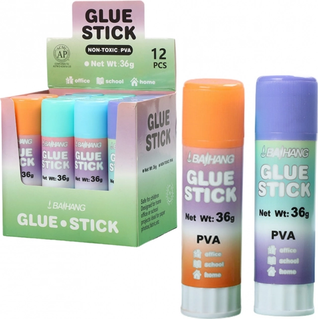 Limstift 36 g pastelfarver