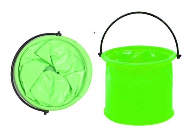 Sammenklappelig multifunktionel spand PVC grøn