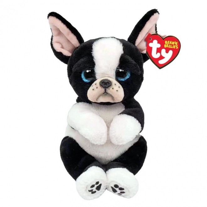Ty sort-hvid hundemaskot Tink 15 cm