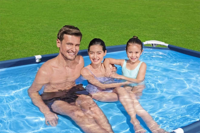 DeluxeJr Steel Pro Rack Pool 259x170x61 BESTWAY til haven