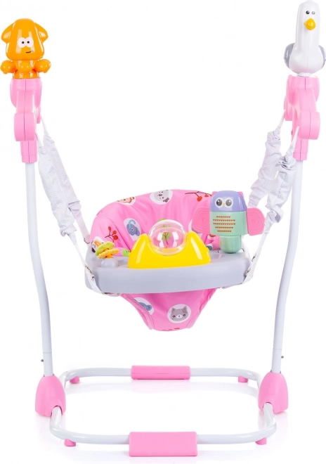 CHIPOLINO Børnegynge med aktivitetscenter Macarena pink