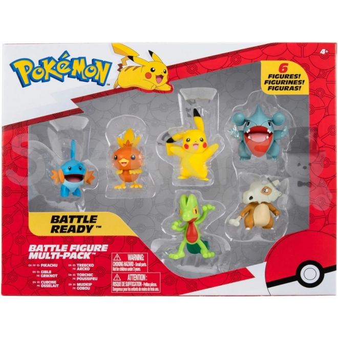 Pokemon sæt - 6 figurer
