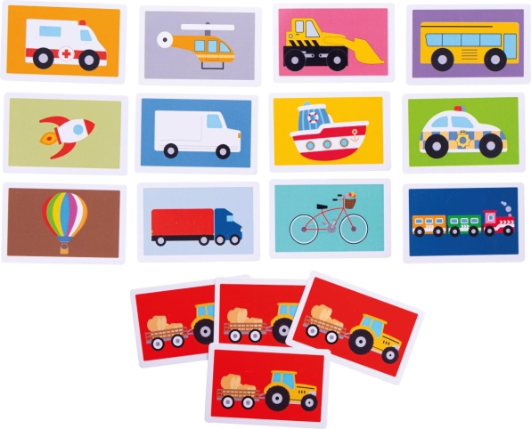 Kortspillet Snap! Transport – BIGJIGS TOYS