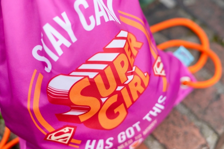 Motiverende Super Girl-design