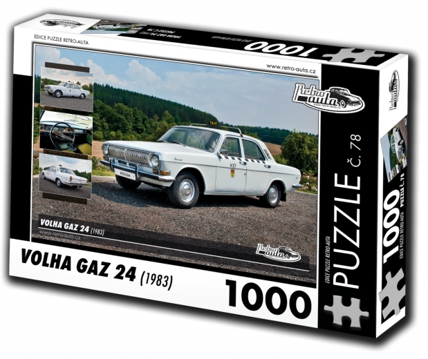 Puslespil Retro-biler Volga GAZ 24 (1983) – 1000 brikker