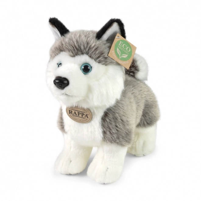Plys hund husky stående 23 cm ECO-FRIENDLY