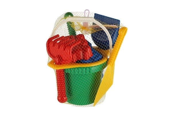 Spand si0at, skovl, handelskop, riven, plastic i net 20x28x12cm 12m+
