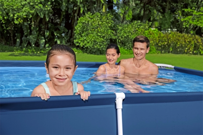 DeluxeJr Steel Pro Rack Pool 259x170x61 BESTWAY til haven