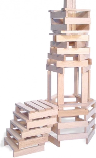 Åben, kreativ leg med 200 dele