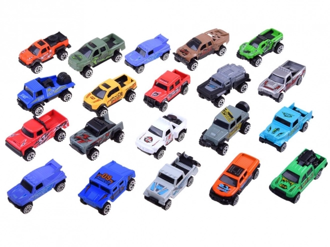 Stor sæt med 20 metal off-road biler ZA3233