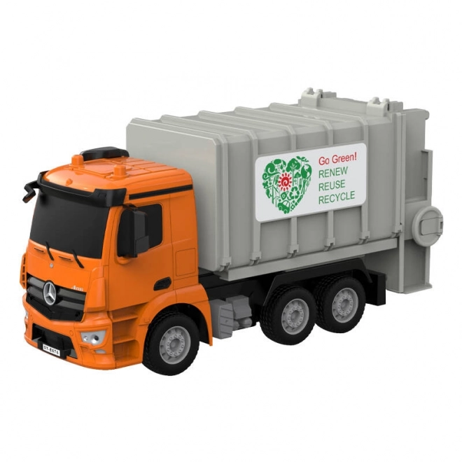 RC renovationsbil med fjernbetjening 1:26 Double Eagle (orange) Mercedes-Benz Antos E676-003