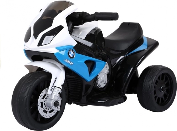 Motor på batteri BMW S1000RR trehjulet blå
