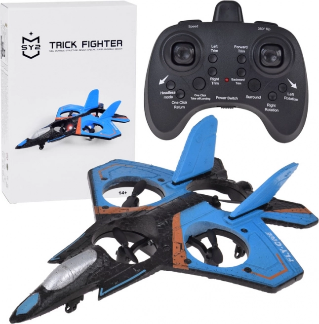 Drone til fjernstyring Quadcopter med LED-dioder