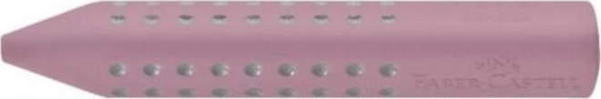 Trekantet viskelæder Grip pink Faber-Castell