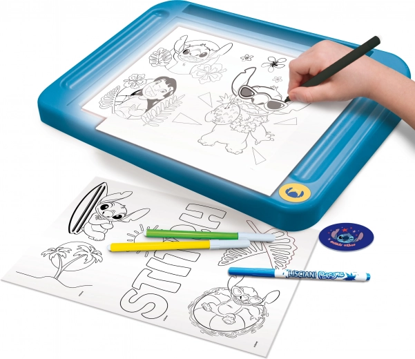 Belyst plade til præcis optegning