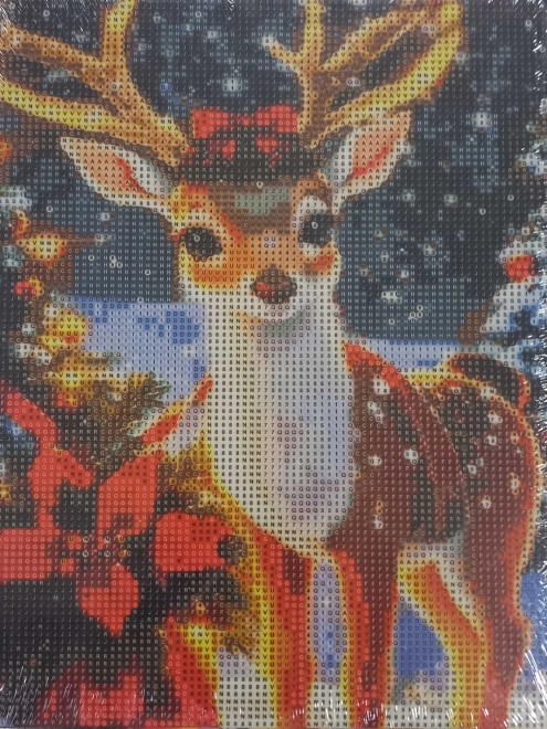 NORIMPEX Diamantmaleri på lærred Julehjort 23x30cm