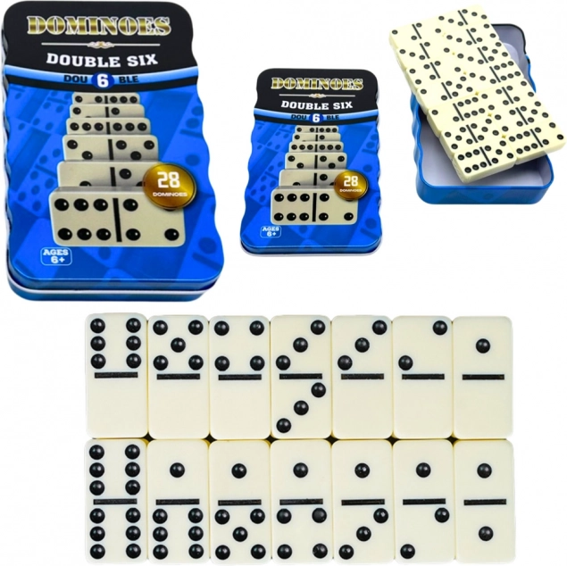 Klassisk Domino-spil – familie- og logisk underholdning med 28 brikker