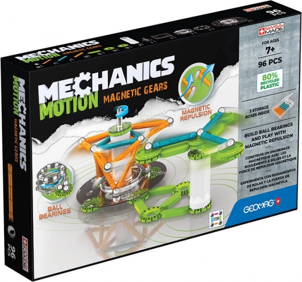 Geomag Mechanics Motion Magnetic Gears magnetisk byggesæt 96 dele