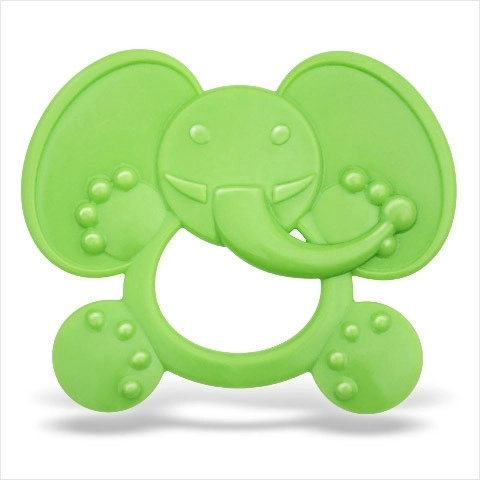 Plastisk bidering til baby – dyrefigur, 4 varianter