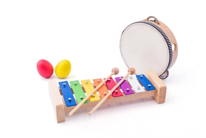 8-delt musikalsæt - instrumenter til dit barn