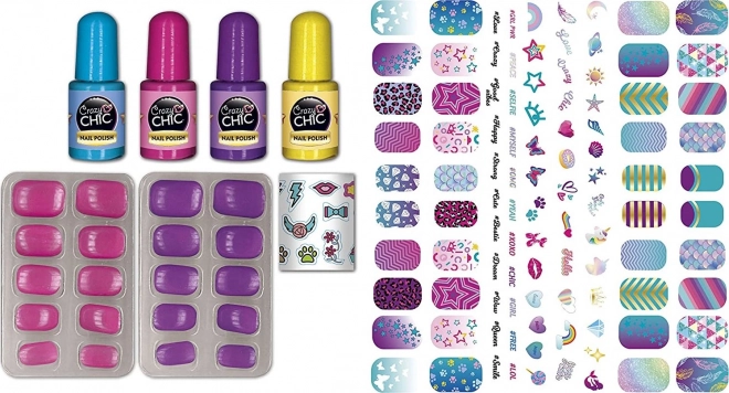 Sada negle Crazy Chic Fluo