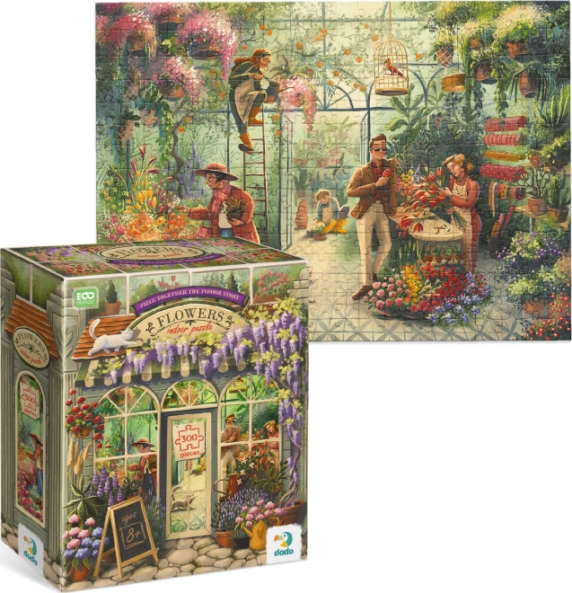 DODO-puslespil Blomsterbutik 300 brikker