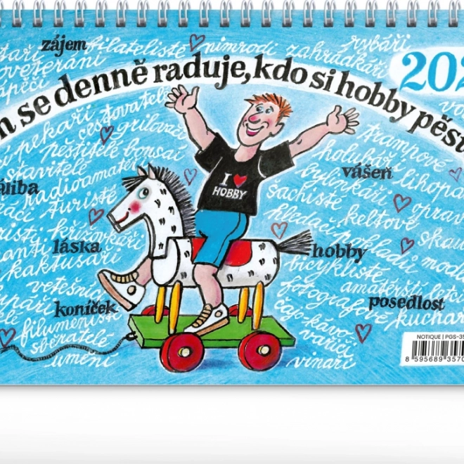 Bordkalender Vores hobby 2026