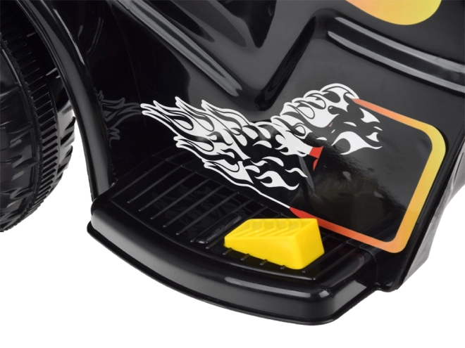 Børnemotorcykel på batteri med effekter