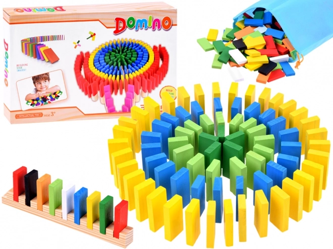 Træfældet domino i farver 300 dele