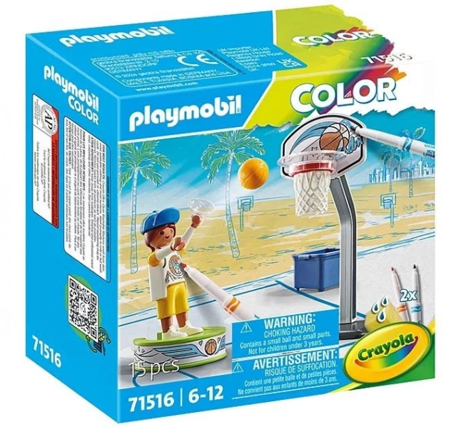 Playmobil Color Skater med basketball
