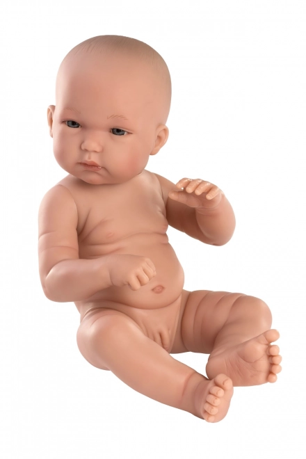 Llorens 63501 NEW BORN DRENGEBABY - realistisk dukke baby med helt vinylkrop - 35 cm