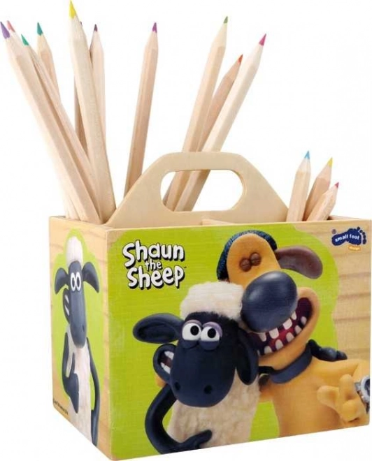Small Foot Træstander til blyanter får Shaun