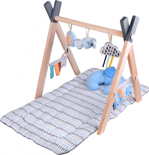 Blød måtte og støttende pude