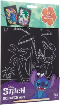 Skrabebilleder med Stitch til kreativ sjov