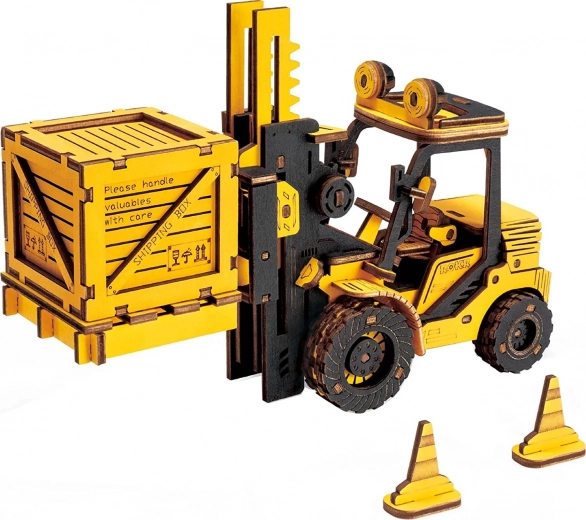 Træ 3D-puslespil gaffeltruck ROBOTIME
