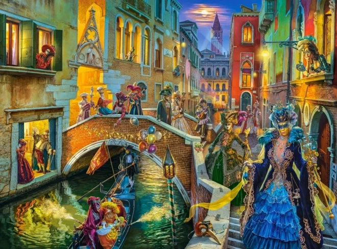 Puslespil 3000 brikker Karneval i Venedig